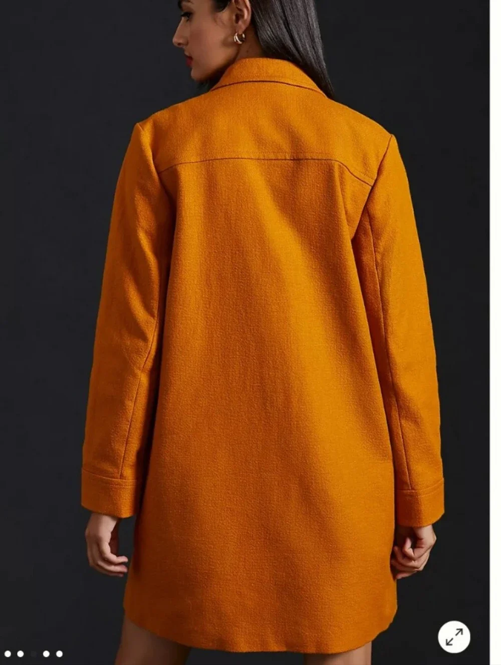 Maeve Textured Peacoat Golden Mustard